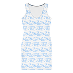 LFTF All Over Dress White/Aqua