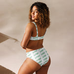 LFTF (Mint/Green) Recycled high-waisted bikini