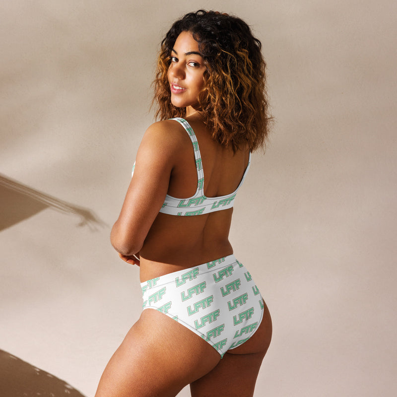 LFTF (Mint/Green) Recycled high-waisted bikini