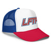 LFTF Red/White/Blue Foam trucker hat