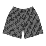 LFTF Men's All Over Print Grey/Black Shorts