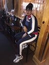 LFTF Ladies Color Block Blue/Red/White Tracksuit